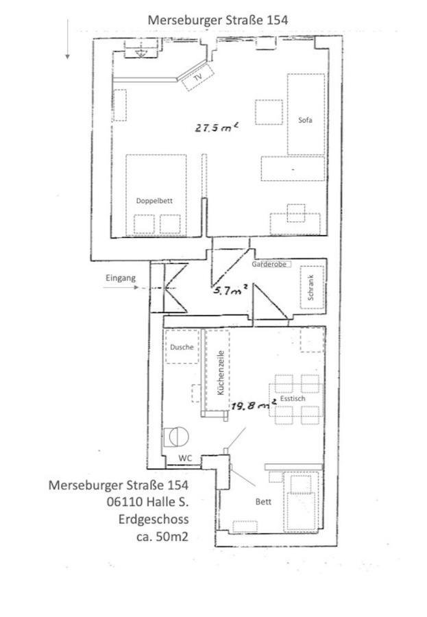 Appartement "Gudrun" Inklusive Parkplatz Halle  Bagian luar foto